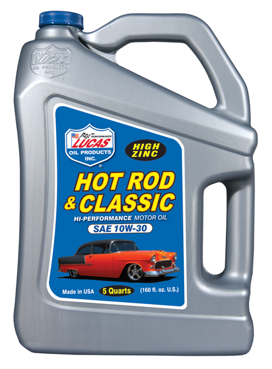 Lucas Oil Products Hot Rod & Classic Car HP Motor Oil SAE 10W-30 10679