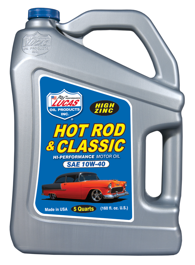 Lucas Oil Products Hot Rod & Classic Car HP Motor Oil SAE 10W-40 10683