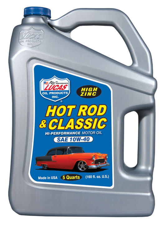 Lucas Oil Products Hot Rod & Classic Car HP Motor Oil SAE 10W-40 10683