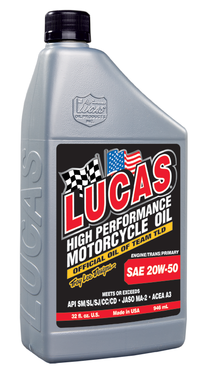 Lucas Oil Products SAE 20W-50 Motorcycle Oil 10700