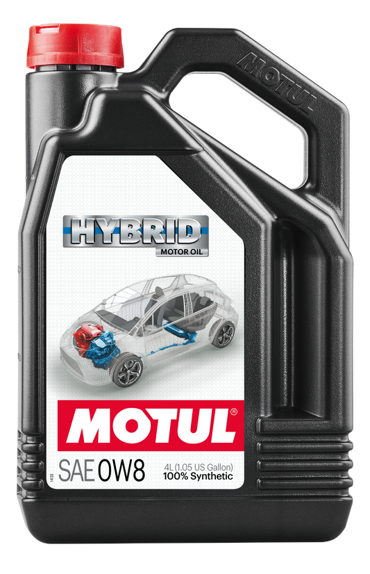 Motul HYBRID 0W8 - 4L - Synthetic Engine Oil 107156