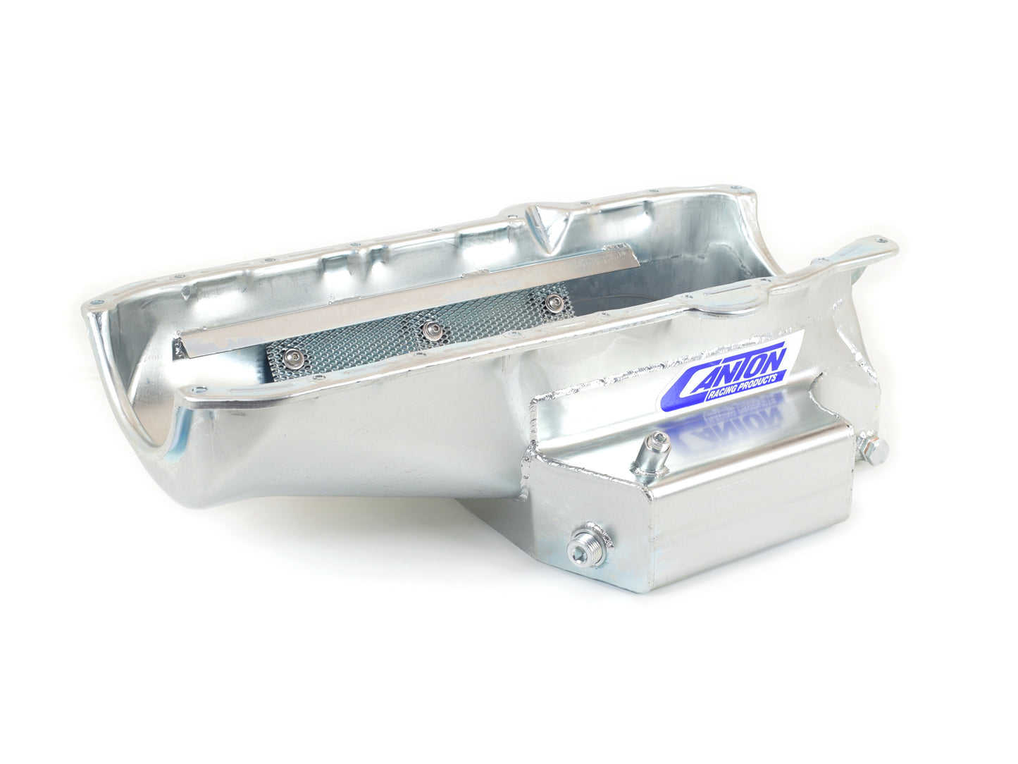 Canton 11-102T Oil Pan Small Block Chevy Shallow Circle Track 12" Long Sump