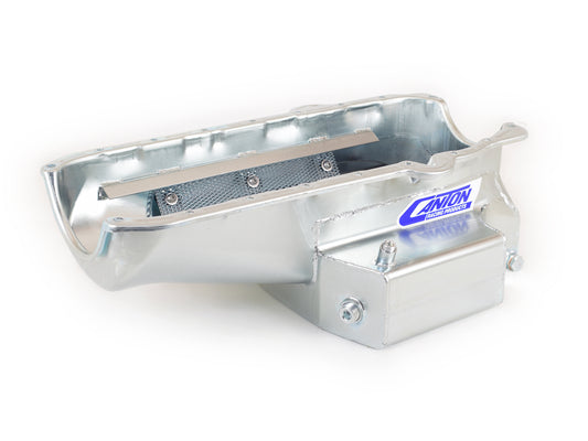 Canton 11-120 Oil Pan Small Block Chevy Shallow Circle Track 12" Long Sump