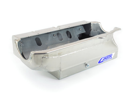 Canton 11-187 Oil Pan SBC Open Chassis Pro Style Pan W/ Left Or Rear Starters