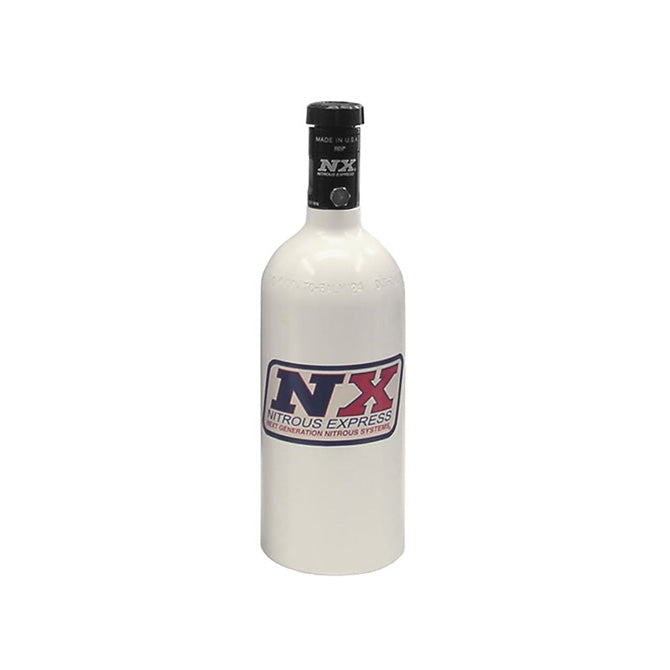 Nitrous Express 1 LB BOTTLE W/ MOTORCYCLE VALVE (3.2 DIA. X 9.83 TALL) NX-11010