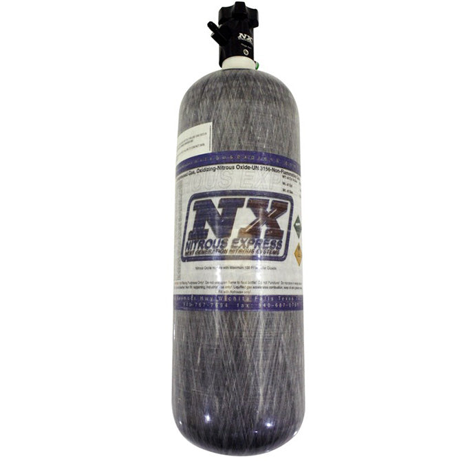 Nitrous Express COMPOSITE BOTTLE W/ LIGHTNING 500 VALVE (6.79 DIA. X 23.25 TALL) NX-11152