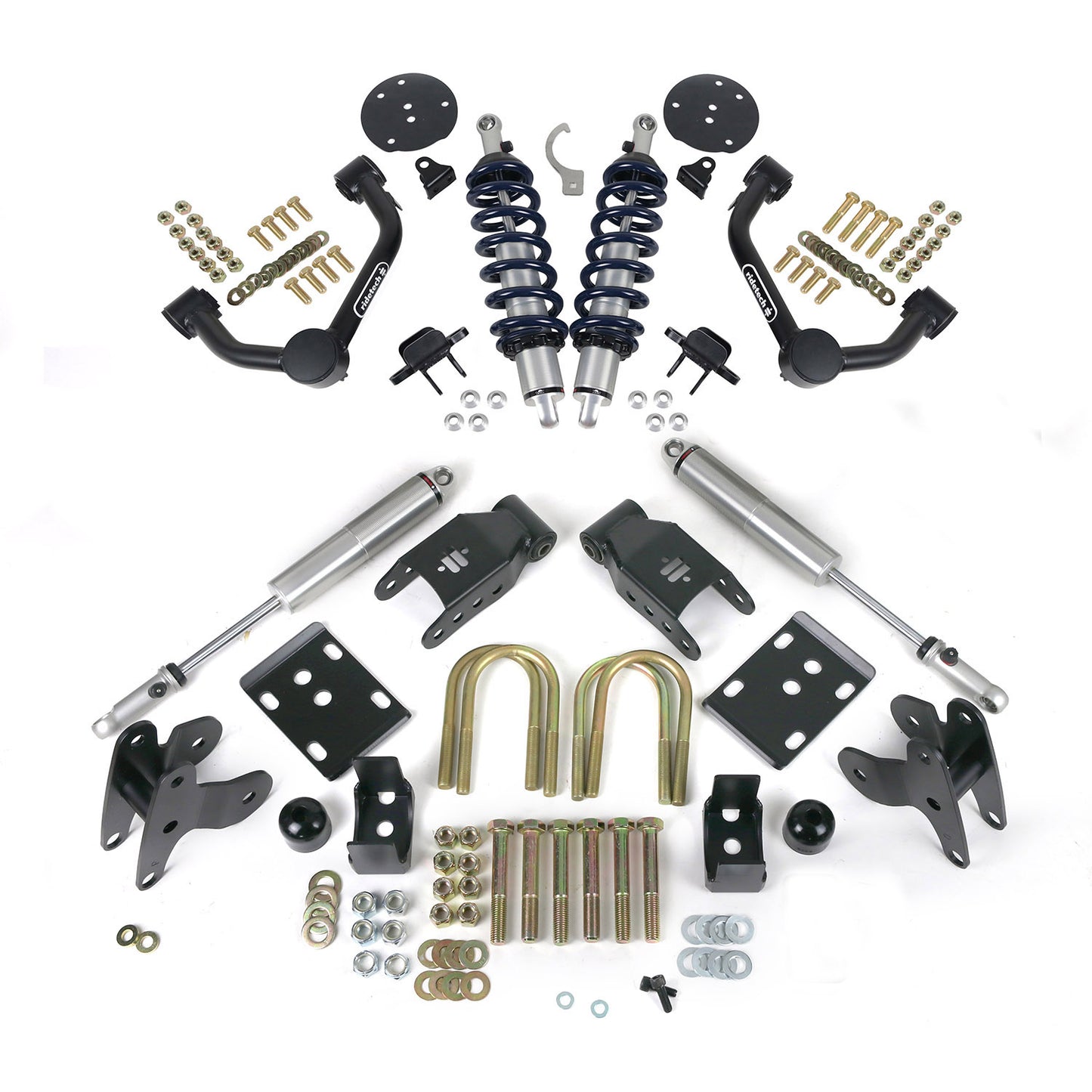 Ridetech lowering system for 2015-2023 F-150 2WD. 12290110
