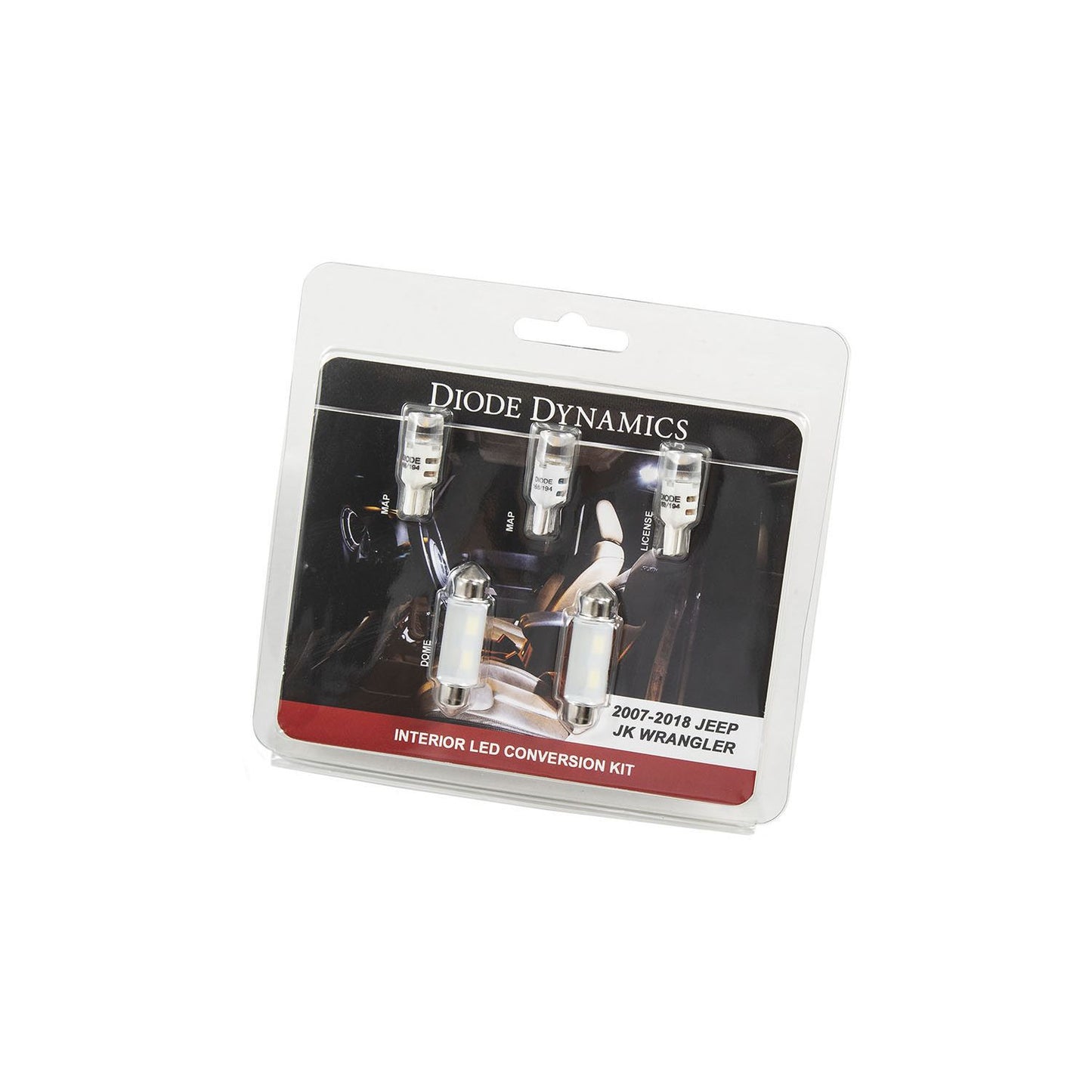 Diode Dynamics - DD0363 - Wrangler JK 4dr Interior Kit - Stage 1 Cool White