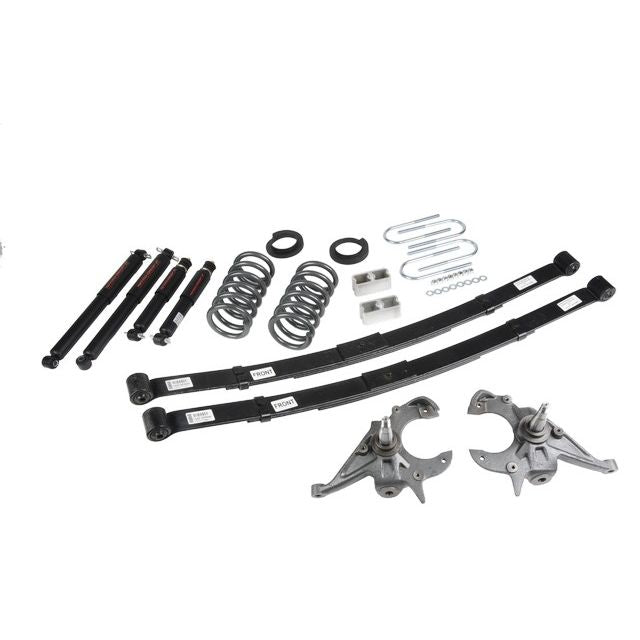 BELLTECH 631ND LOWERING KITS Front And Rear Complete Kit W/ Nitro Drop 2 Shocks 1995-1997 Chevrolet Blazer/Jimmy 4 cyl. 4 in. or 5 in. F/5 in. R W/ Nitro Drop II Shocks