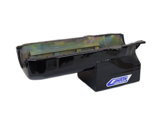 Canton 13-080TBLK Oil Pan Small Block Chevy 1986 And Newer Drag Race Pan