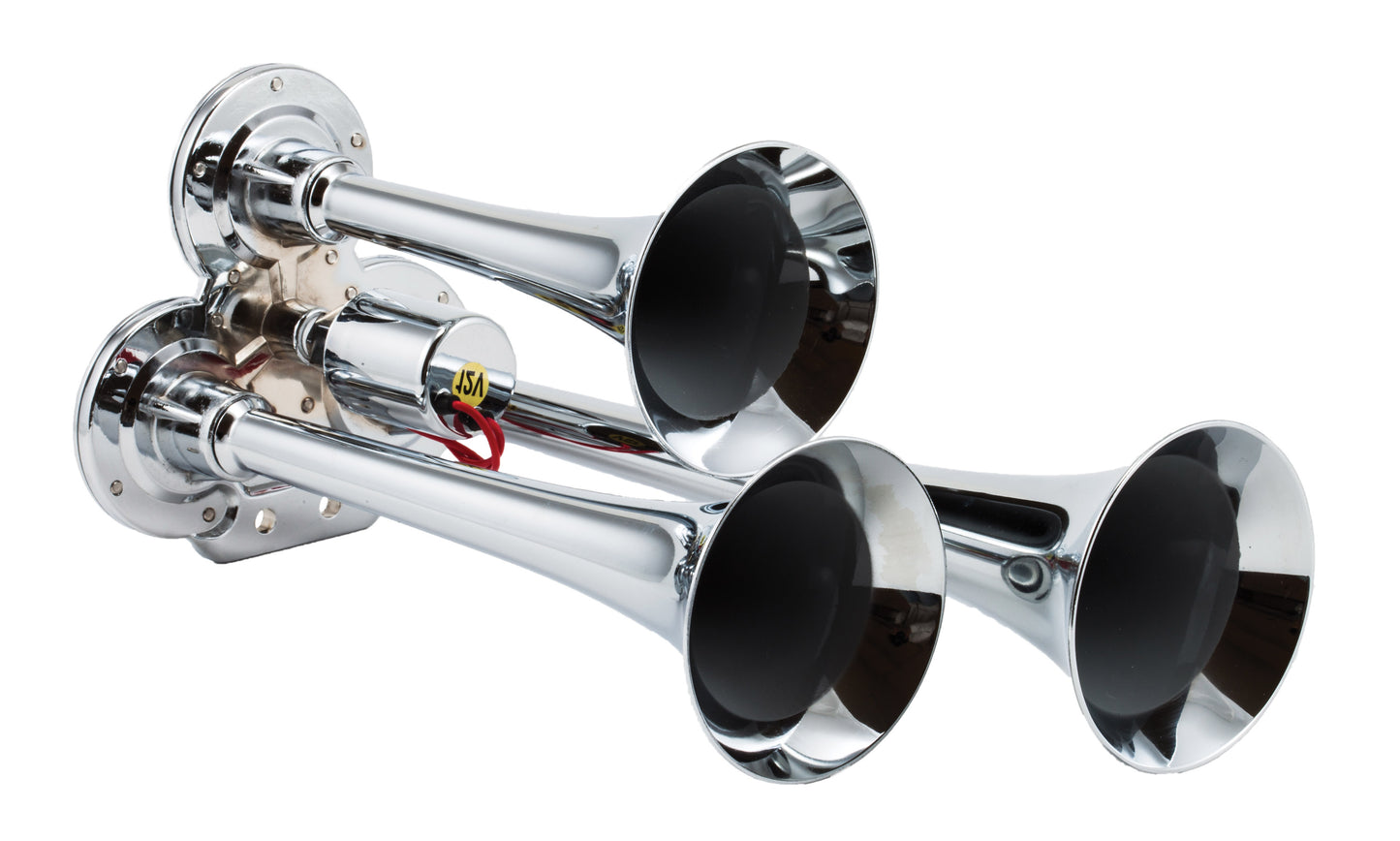 Kleinn Air Horns - 130 - Chrome Triple Air Horn