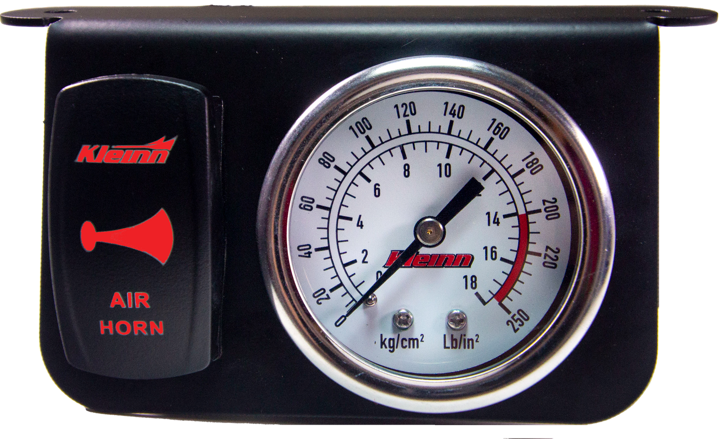 Kleinn Air Horns - 1303R - Panel Gauge W/ Rocker Horn Button