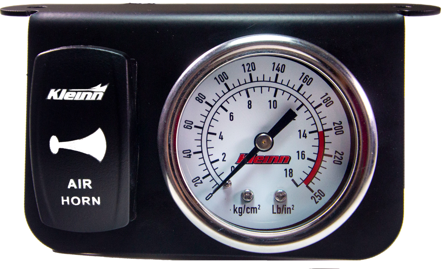 Kleinn Air Horns - 1303W - Panel Gauge W/ Rocker Horn Button