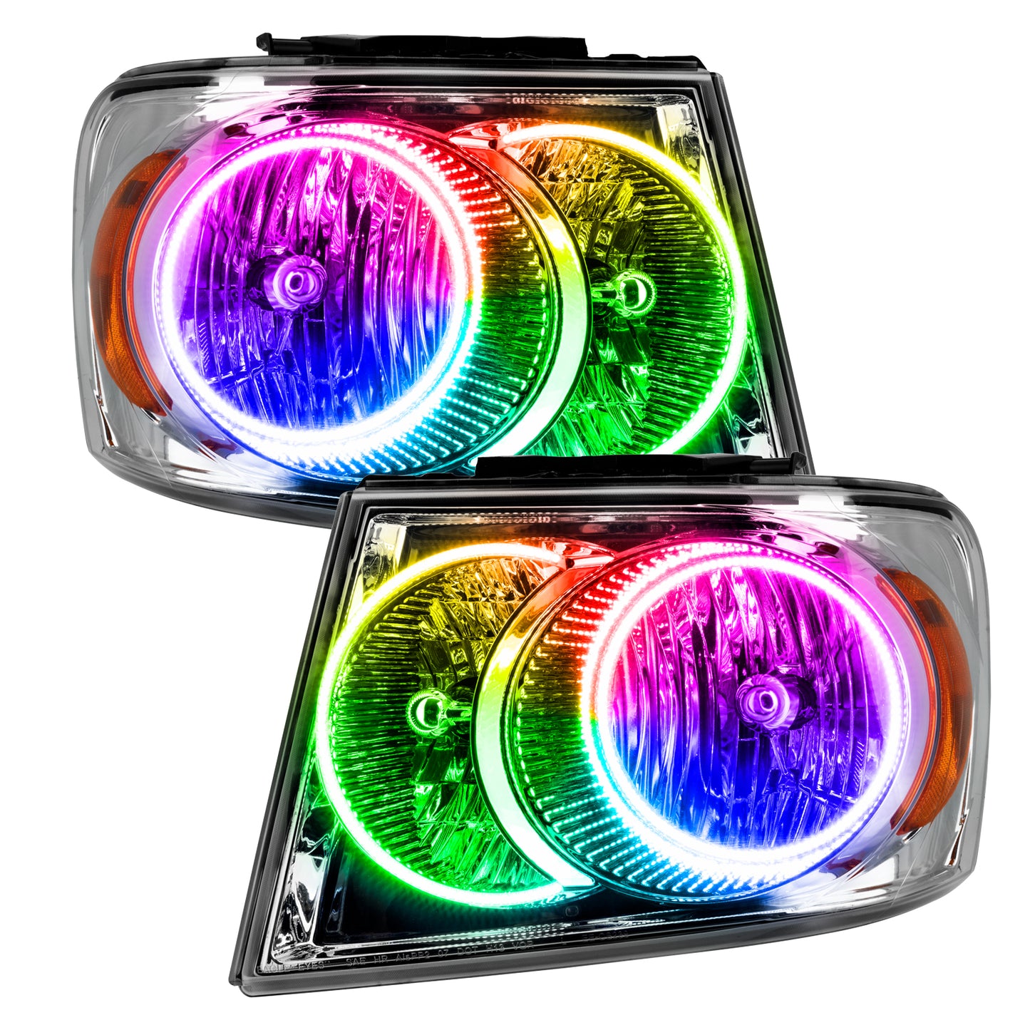 Oracle Lighting 1326-504 - Dodge Durango 2007-2009 ORACLE ColorSHIFT Halo Kit