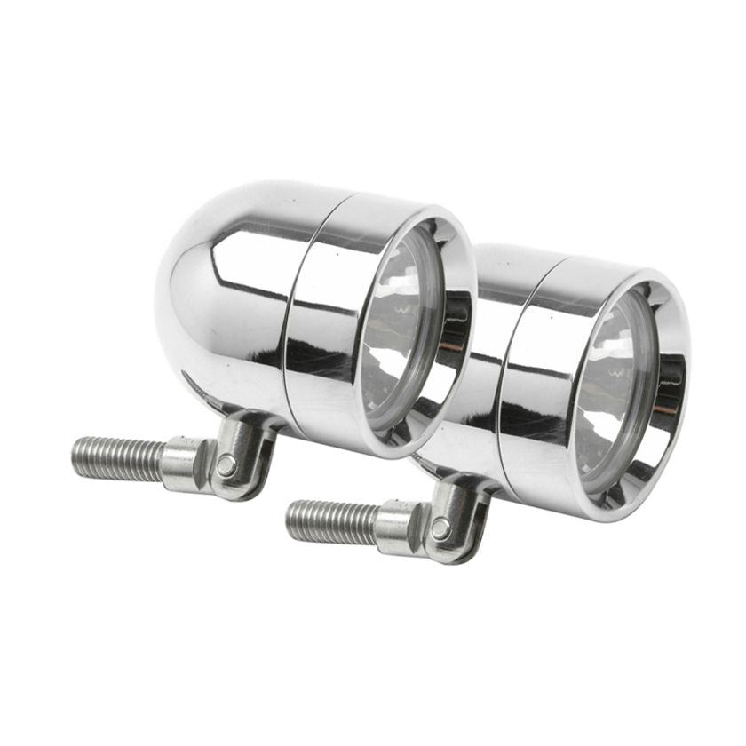 Lazer Star Lights 50 WATT SHORTY CHROME KNUCKLE MOUNT SPOT/FLOOD PAIR ATVK4850