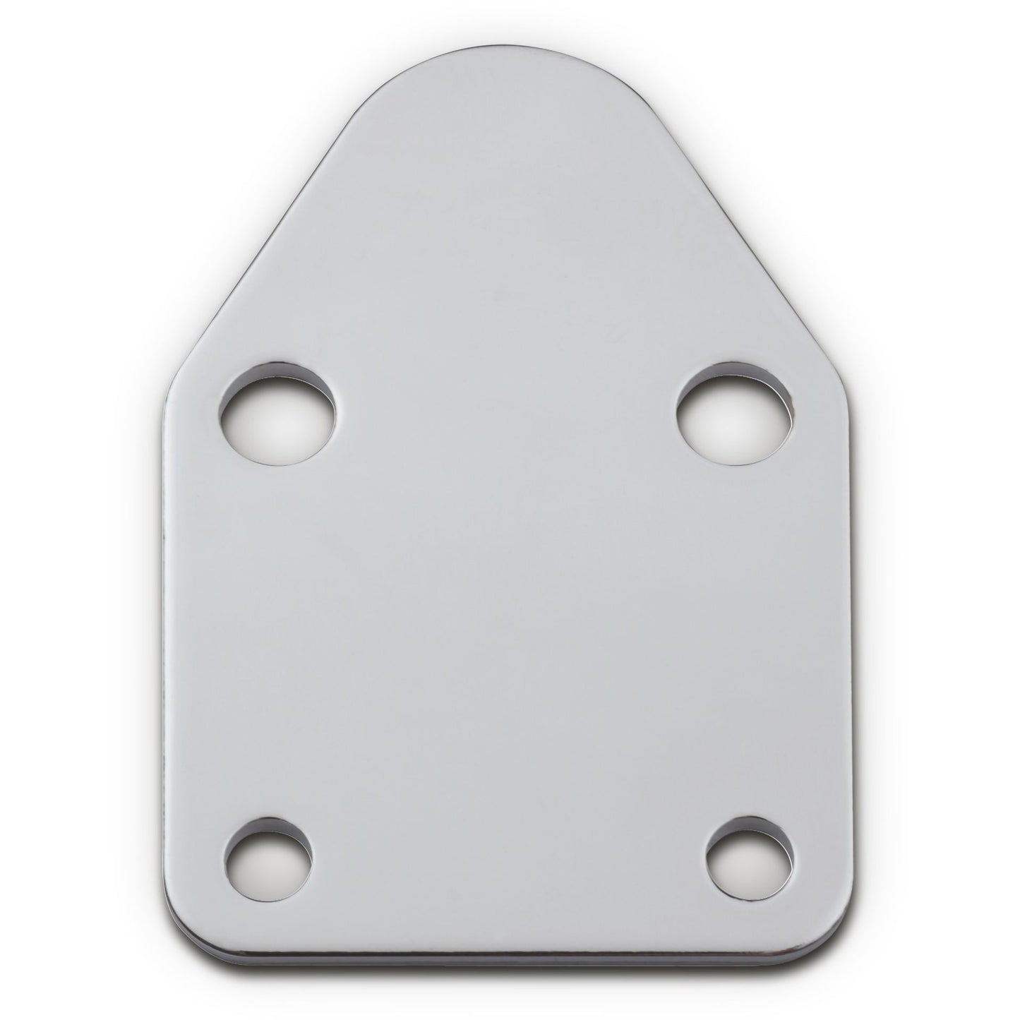 Proform Fuel Pump Block-Off Plate; Chrome with No Logo; Fits SB Chevy V8 Engines 66106