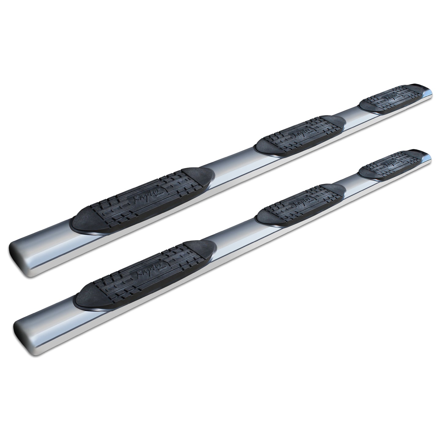 Raptor Series 6 in Wheel to Wheel Oval Steps Polished Stainless Steel 1402-0030M