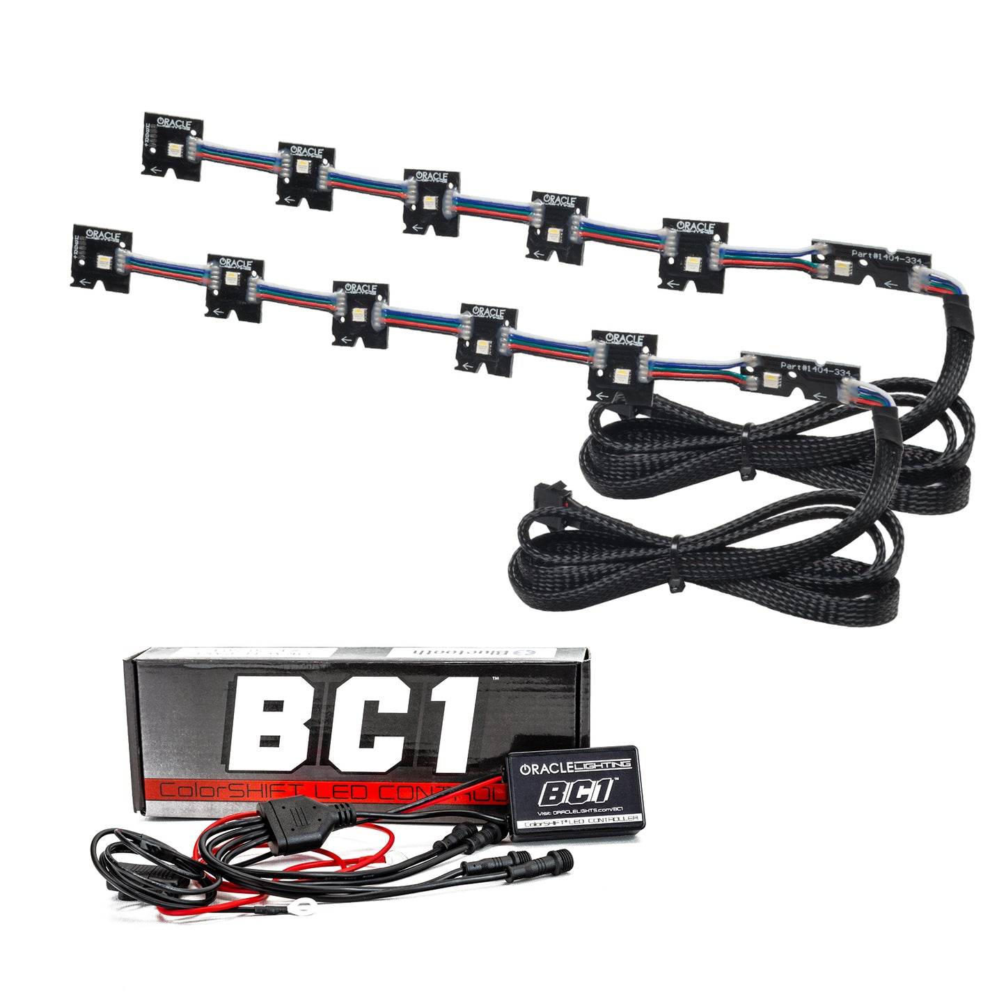 Oracle Lighting 1404-335 - 2014-2021 Infiniti Q50 ORACLE ColorSHIFT RGB+W Headlight DRL Upgrade