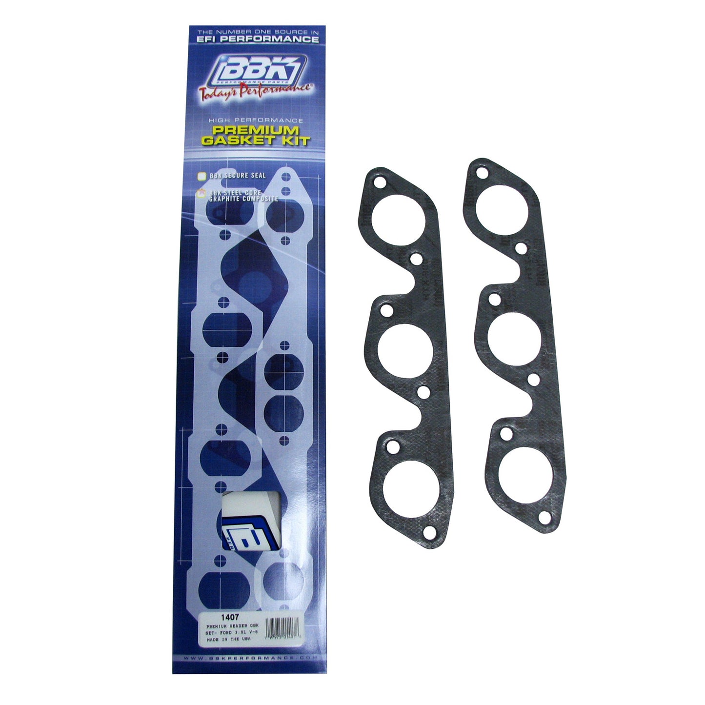 BBK PREMIUM HEADER GASKET SET FORD 3.8L V6 (PAIR) 1407