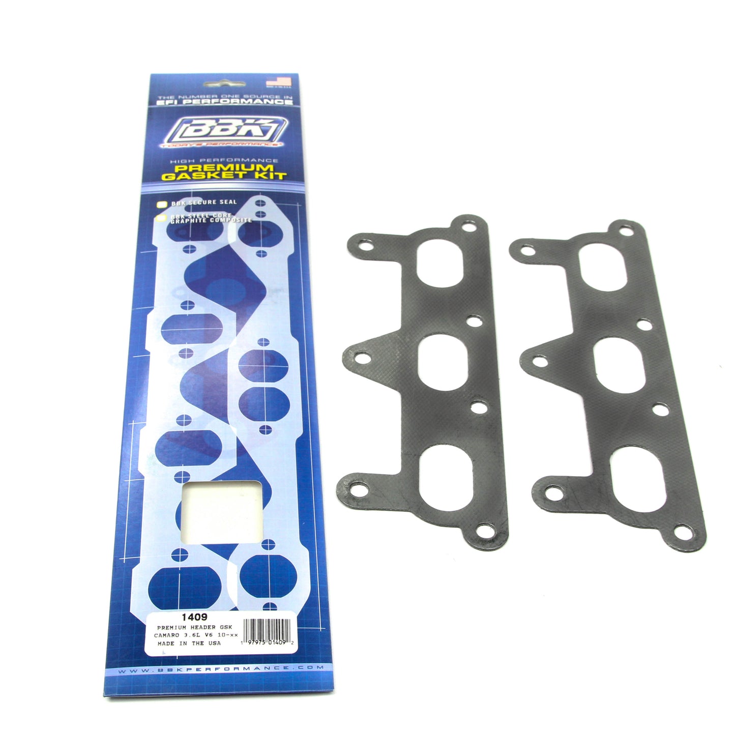 BBK PREMIUM HEADER GASKET SET-CAMARO V6 (PAIR) 1409