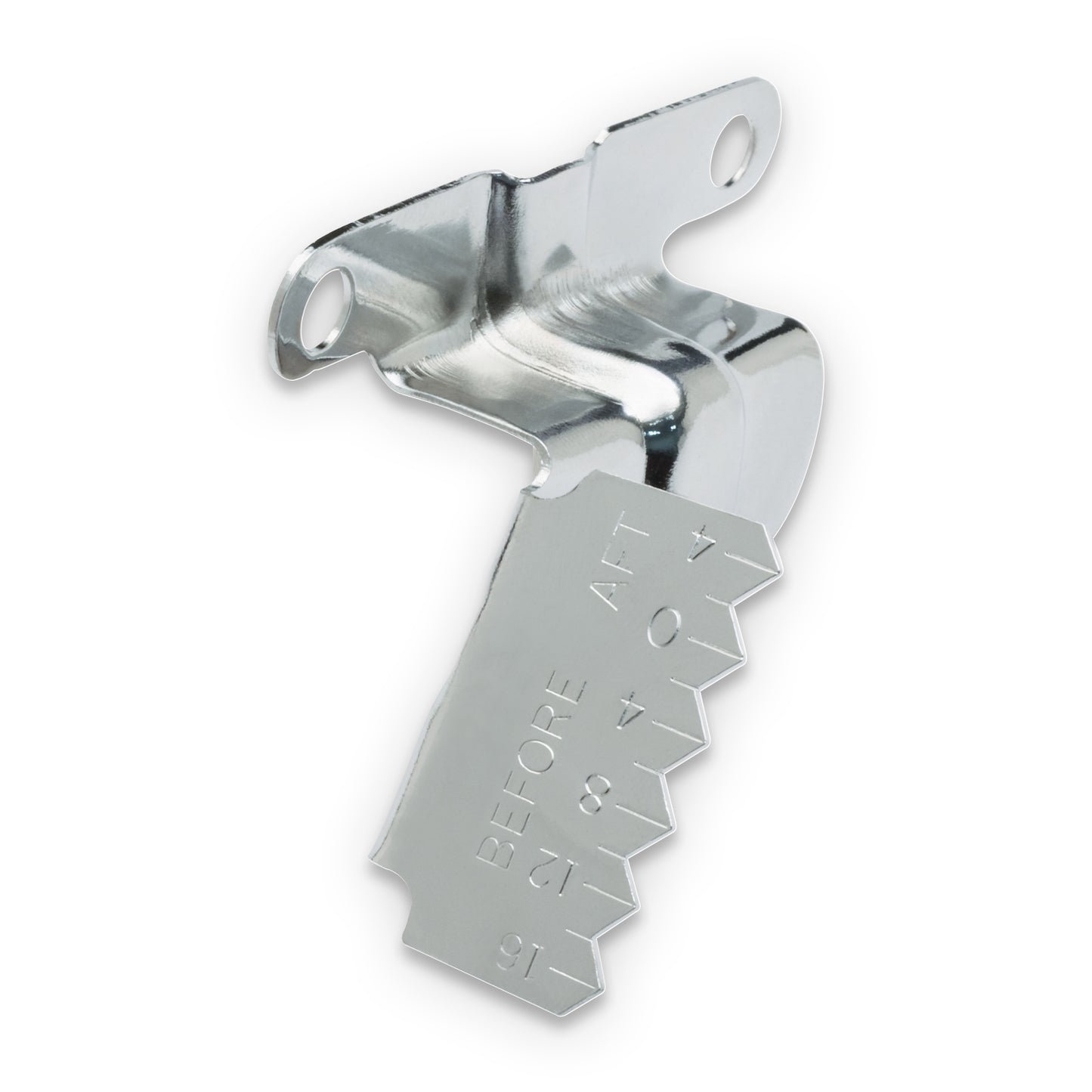 Proform Engine Timing Tab; Chrome; Fits Big Block Chevy using 8 Inch Balancer 141-201