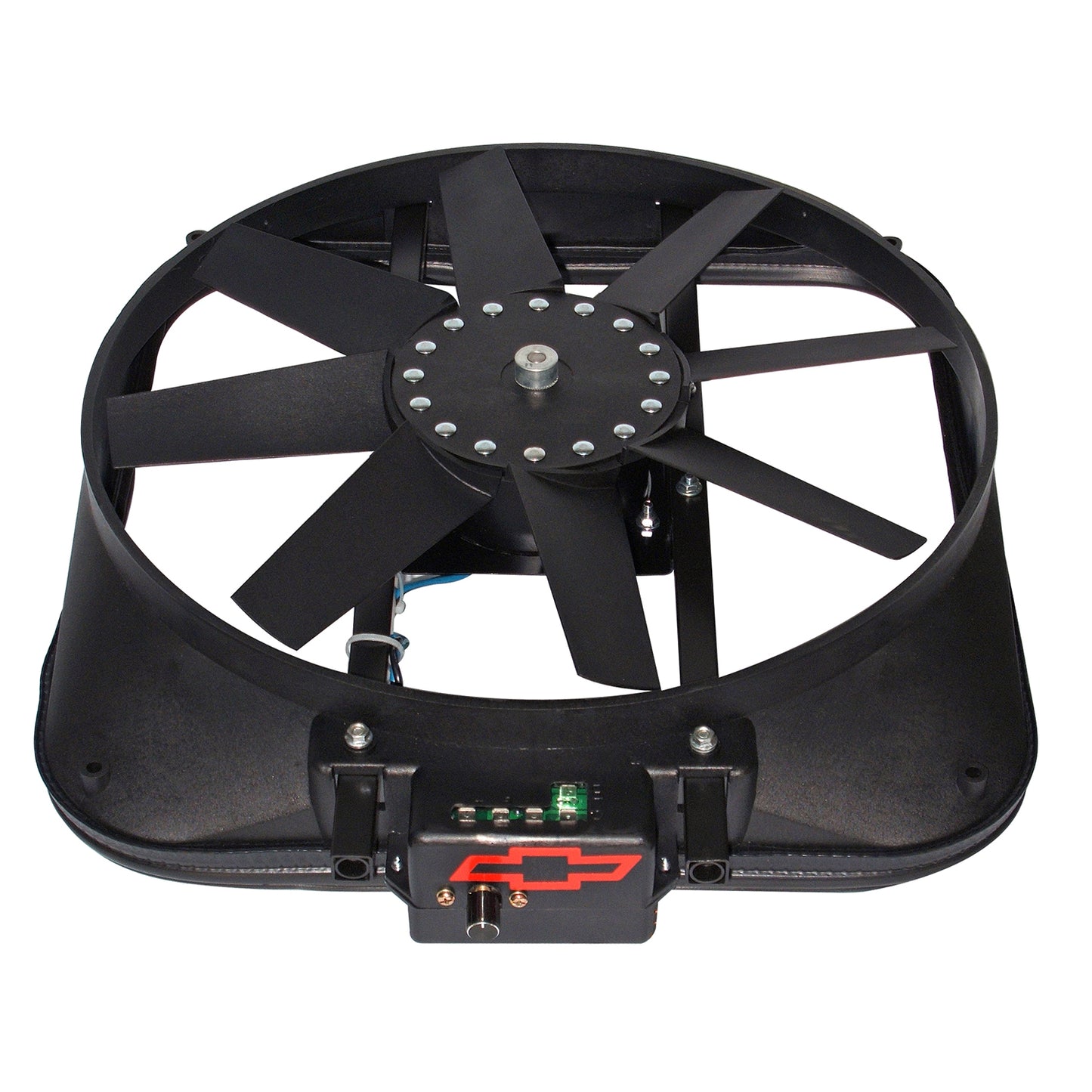 Proform Electric Radiator Fan; High Perf. Model w/Bowtie Logo and Thermo; 15 In; 2800CFM 141-647