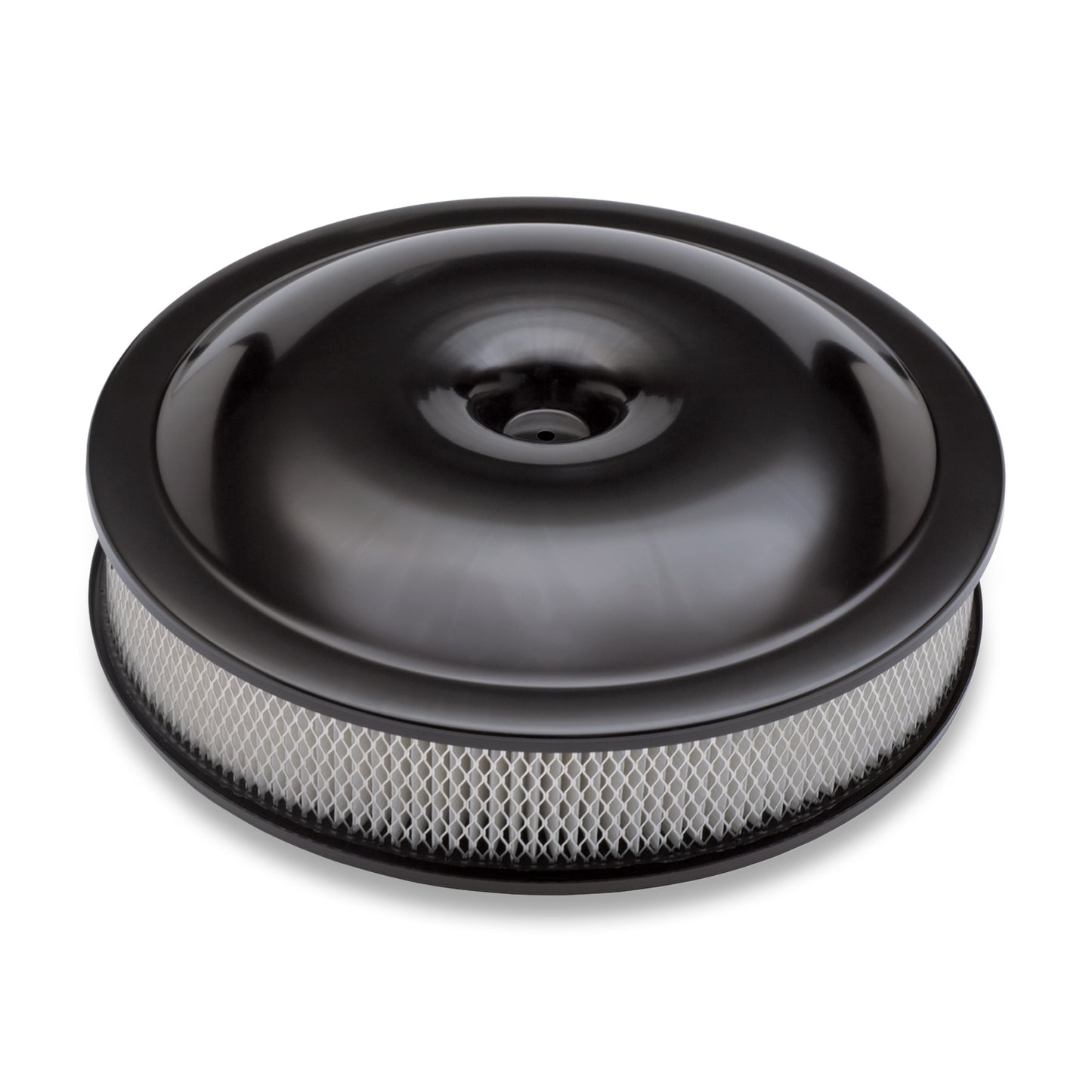 Proform Engine Air Cleaner Kit; Super-Light Series; 14 Inch; Aluminum; Black; No Logo 141-690