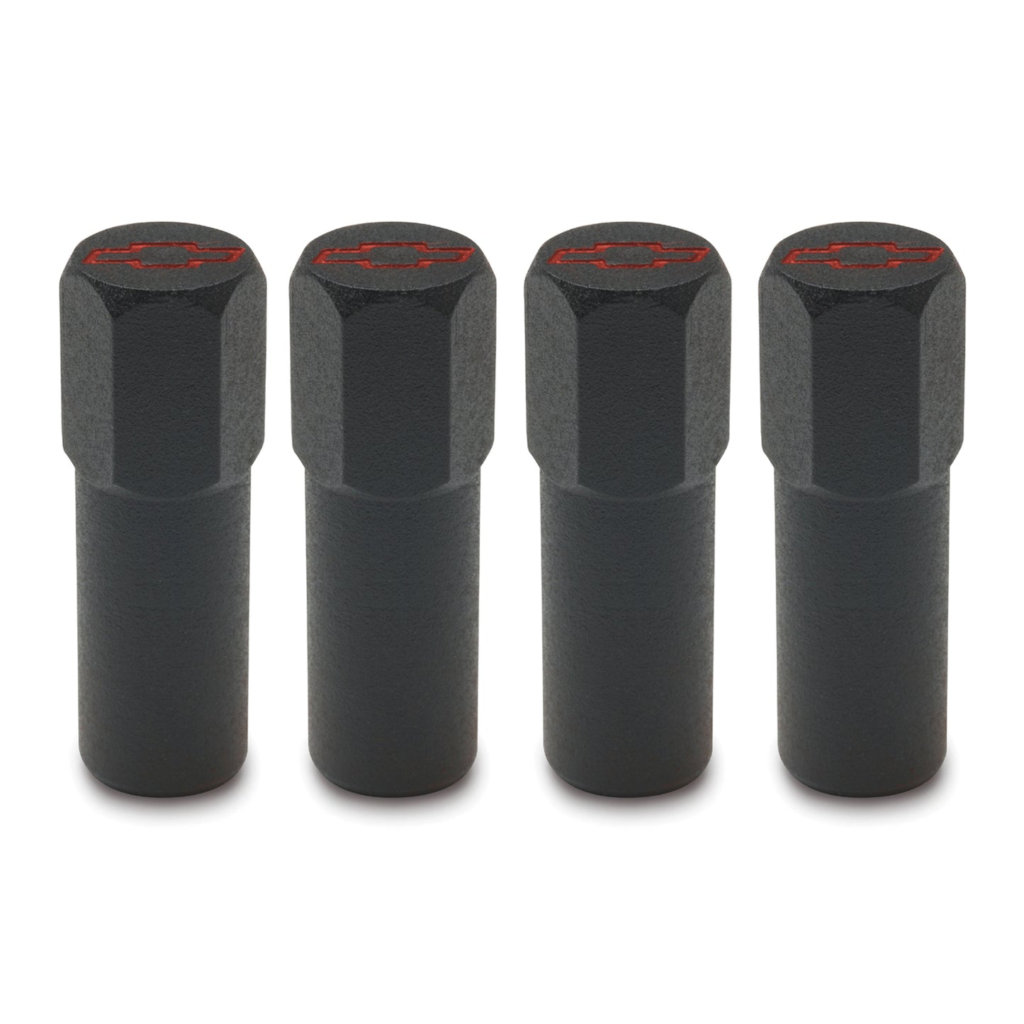 Proform Engine Valve Cover Mini Nuts; Steel; Black; Bowtie Logo; Studs Included; 141-759