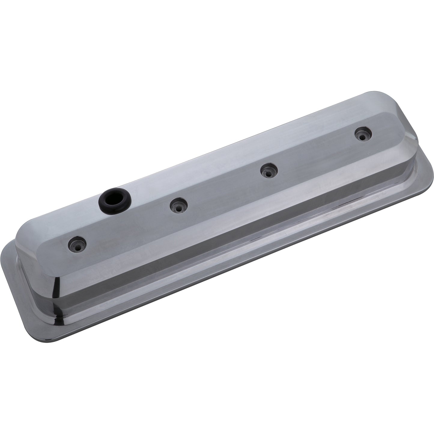 Proform Valve Covers; SBC; 87-Pre LS; Ctr Bolt; Tall; Alum; Polished; No Emblems 141-846