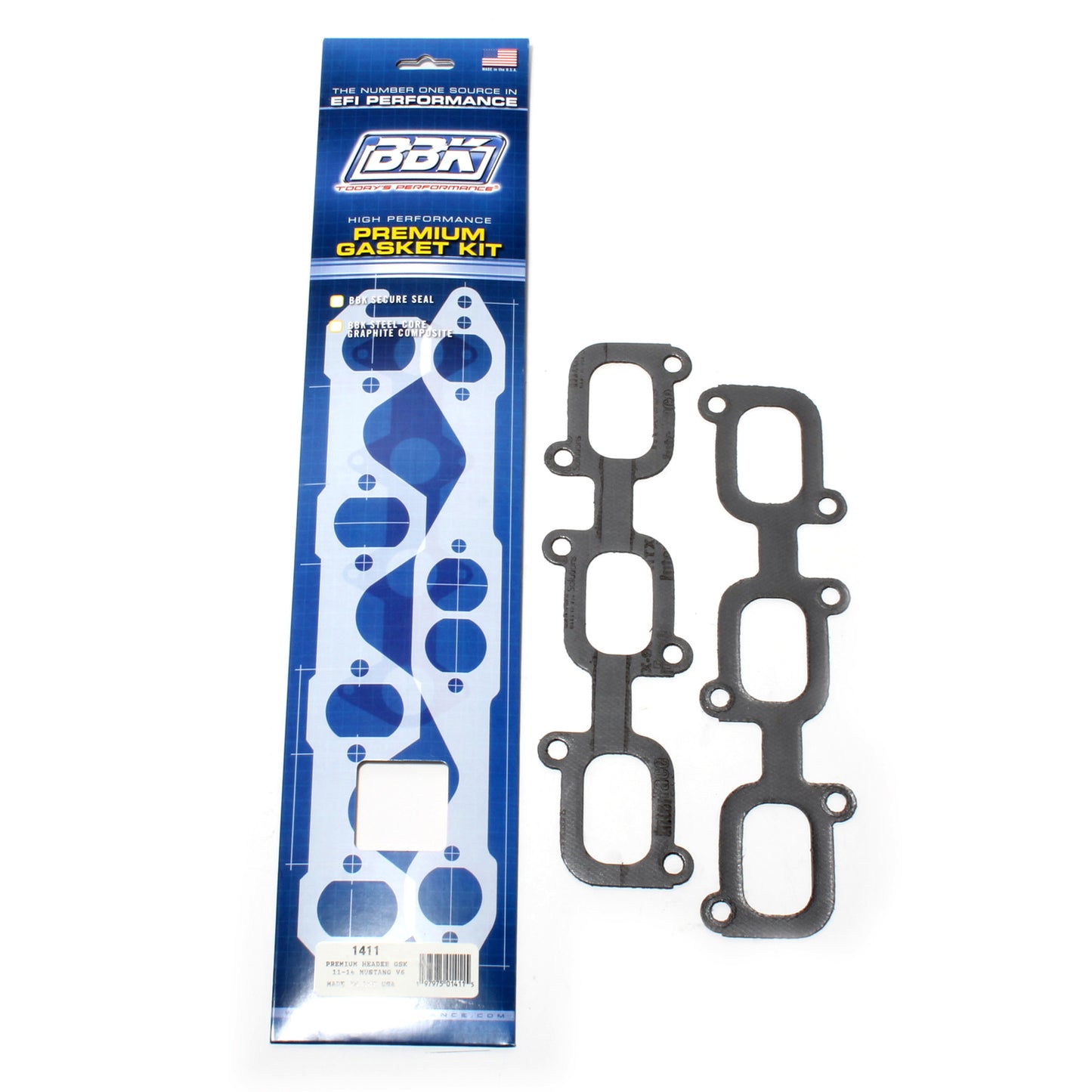 BBK PREMIUM HEADER GASKET SET- MUSTANG V6 3.7L (PAIR) 1411