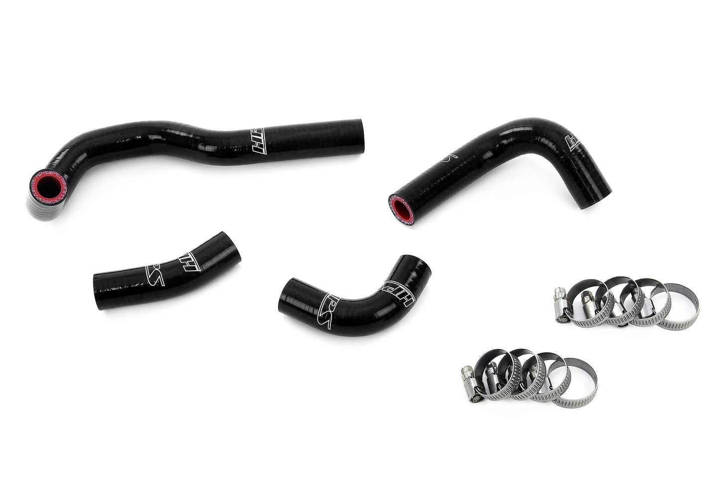 HPS Performance 3-ply Reinforced Silicone Replaces Rubber Heater Coolant Hoses 57-2146-BLK