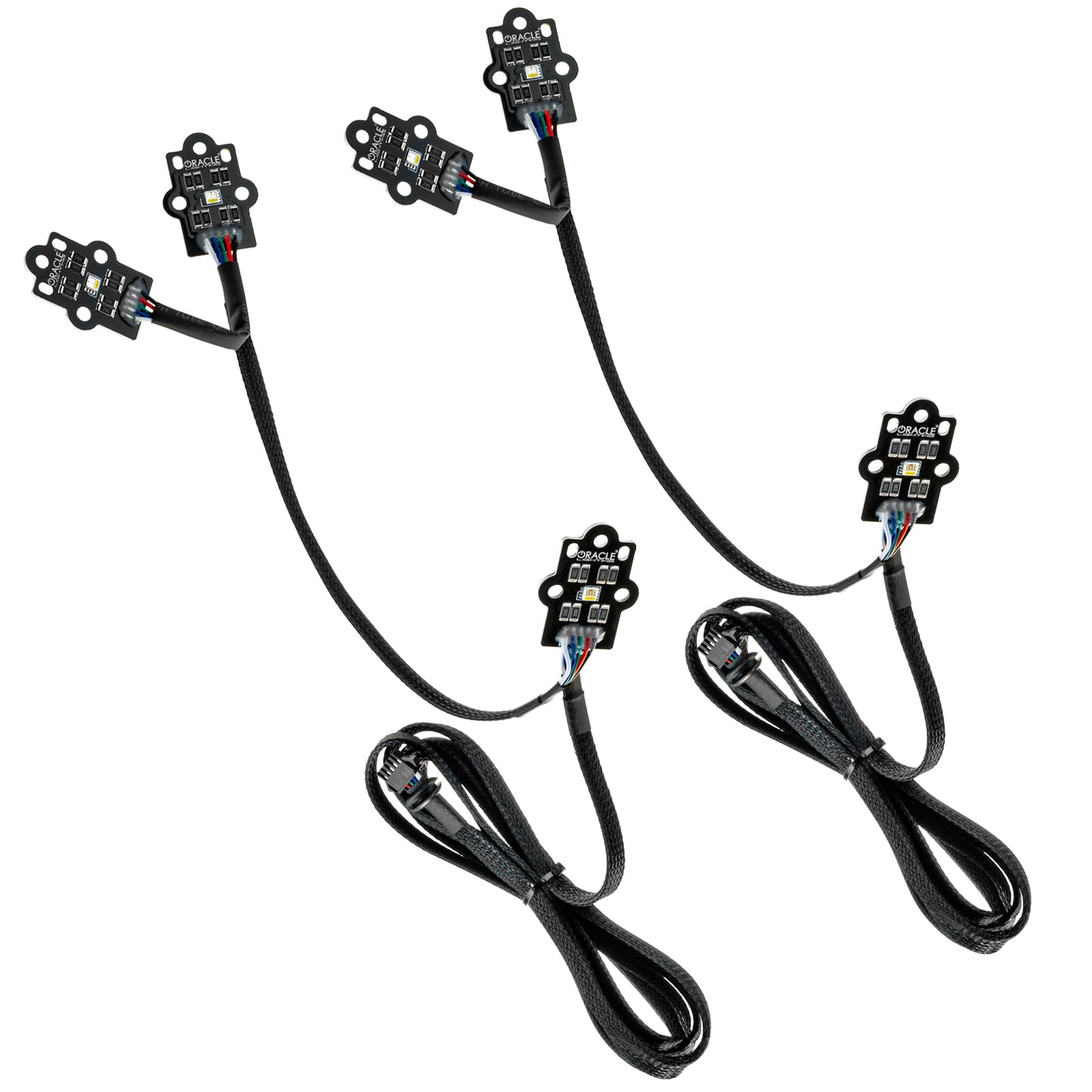 Oracle Lighting 1451-334 - 2020-2021 GMC Sierra 2500/3500 HD ORACLE ColorSHIFT RGB+W Headlight DRL Upgrade