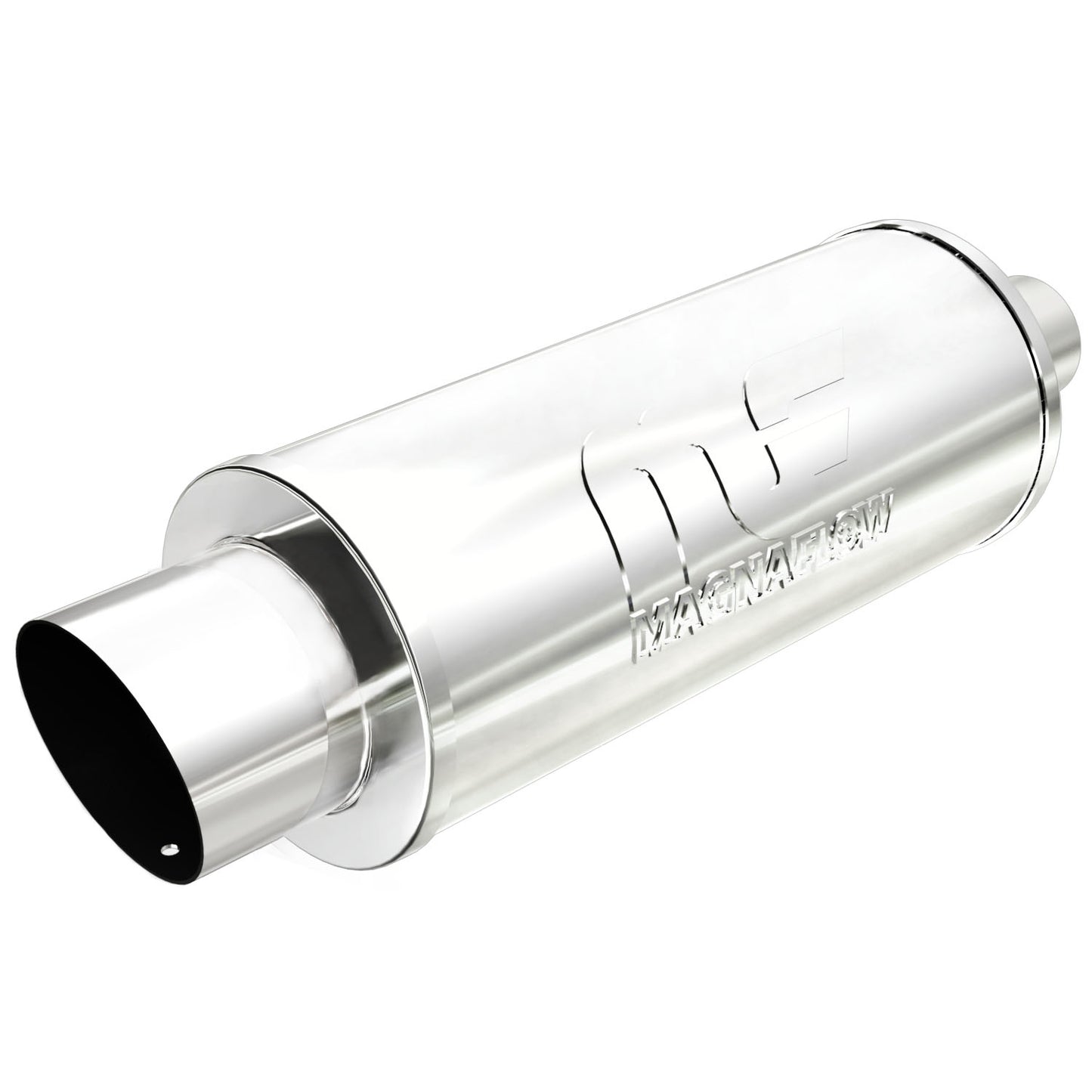 MagnaFlow Street 6in. Round Straight-Through Performance Exhaust Muffler 14821 MAGNAFLOW-14821