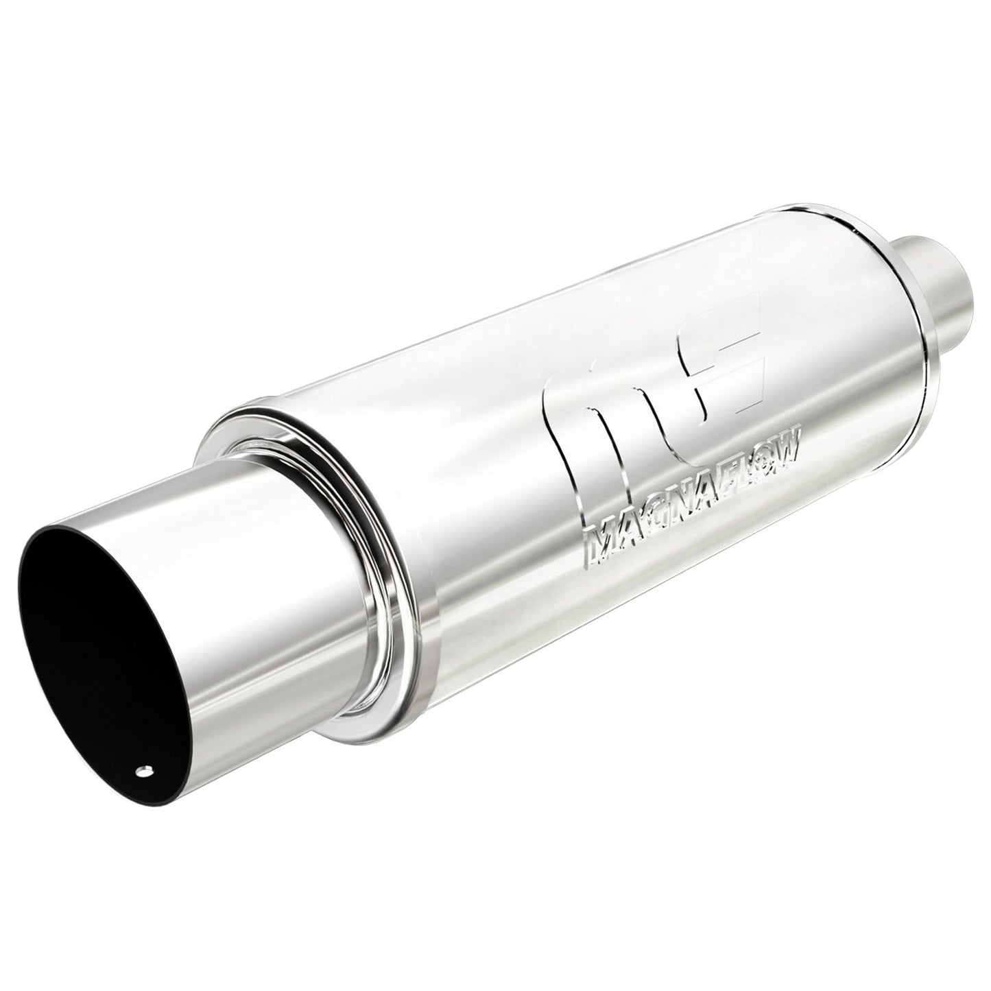 MagnaFlow Street 5in. Round Straight-Through Performance Exhaust Muffler 14857 MAGNAFLOW-14857