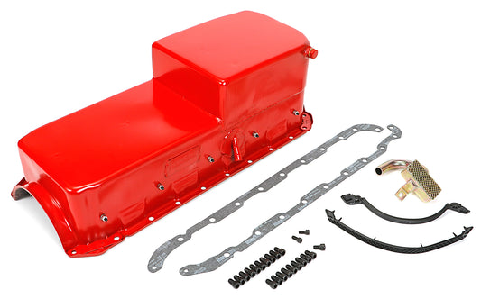 HAMBURGER'S PERFORMANCE PRODUCTS ECONO-SERIES OIL PAN; BB CHEVY (396-454) EXCLUDES GEN V AND VI- DRAG RACE; 8 QTS.; WET SUMP 1488