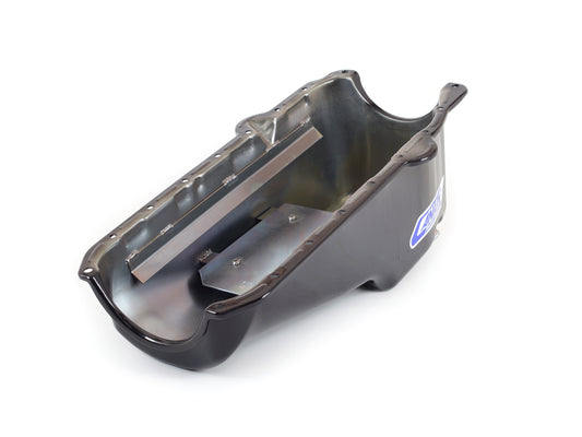 Canton 15-010TBLK Oil Pan Small Block Chevy Stock Appearing Crate Engine Pan