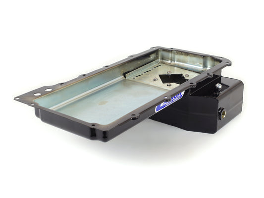 Canton 15-276BLK Oil Pan GM LS1 LS6 5-5/8" Deep Front Sump Road Race And Drift