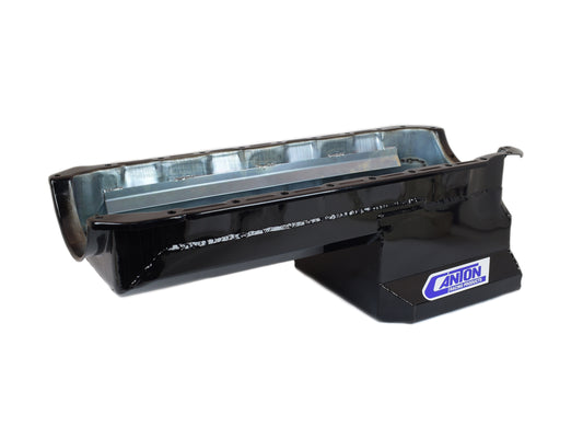 Canton 15-320BLK Oil Pan Big Block Chevy T Sump Street Pan