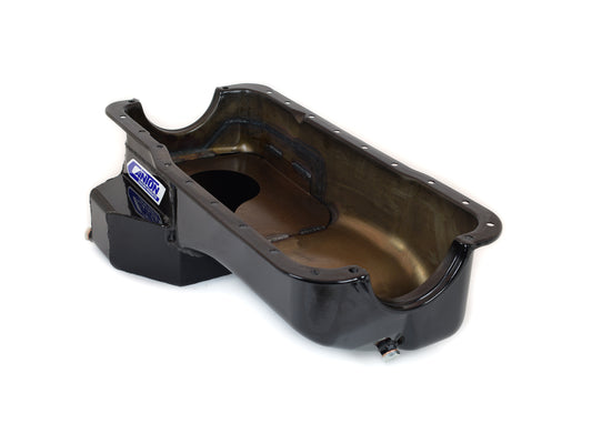 Canton 15-640BLK Oil Pan For Ford 289-302 Fox Body Mustang Rear T Sump Street