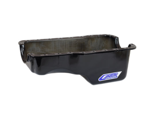 Canton 15-650BLK Oil Pan For Ford 351W Stock Replacement Front Sump Pan Unplated
