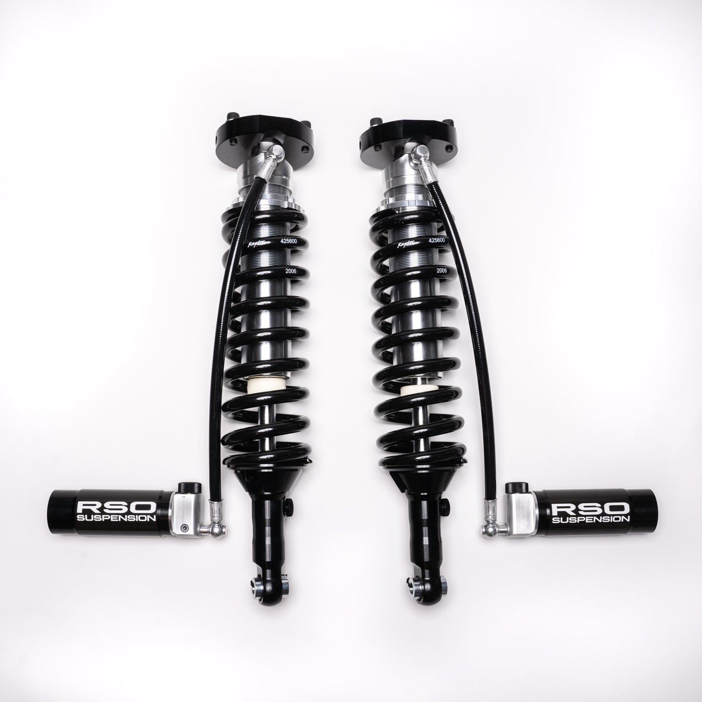 Raptor Series RSO Front 2.5 Coilover Adj Compression and Rebound Remote Resi Shocks 0-3in Lift 150310-450300