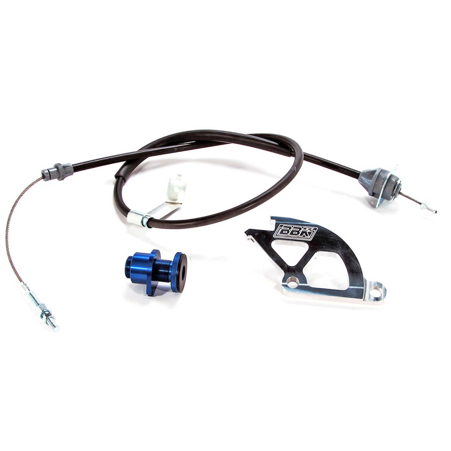 BBK MUSTANG HD ADJ CLUTCH CABLE QUADRANT & FW ADJUSTER 15055