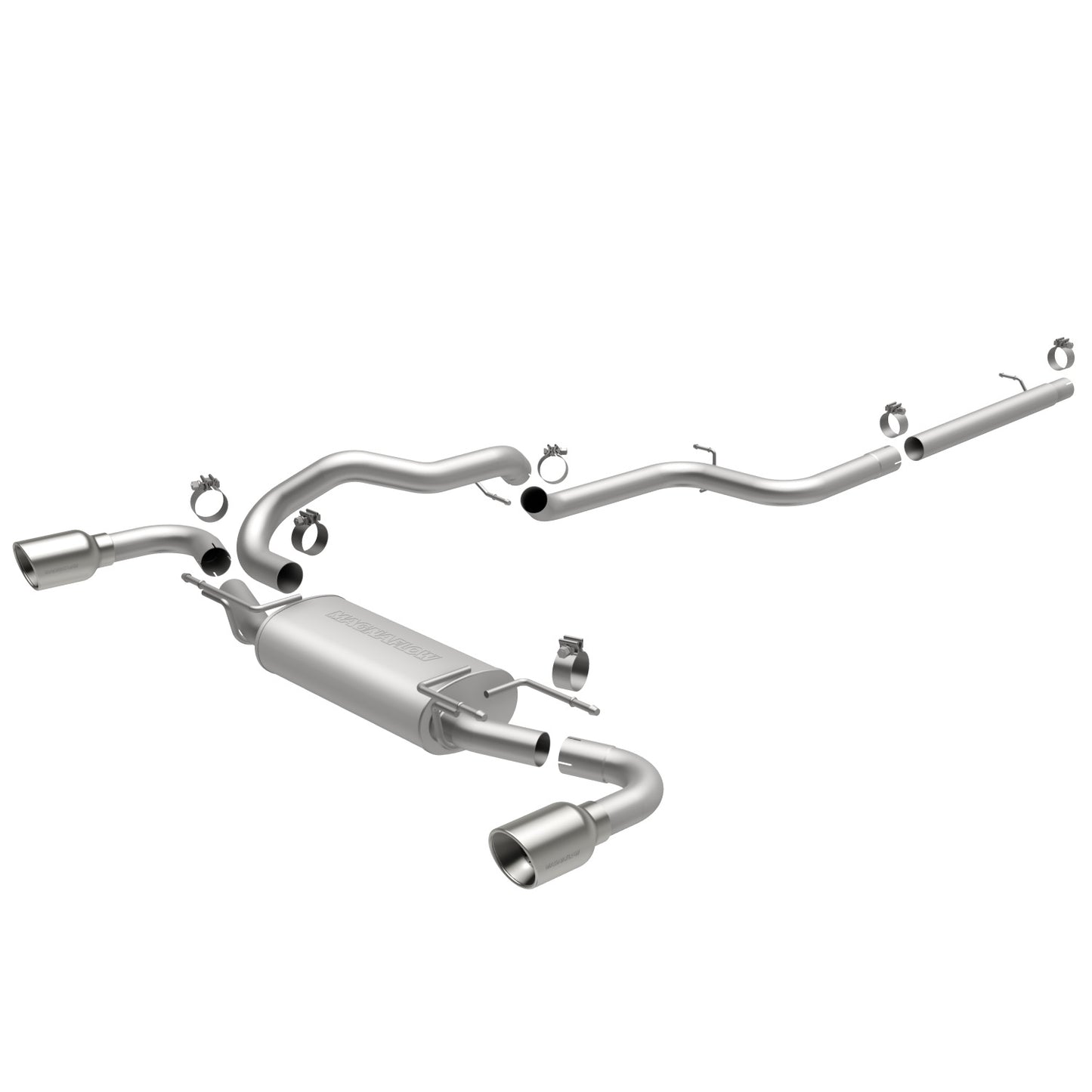 MagnaFlow 2010-2013 Mazda 3 Street Series Cat-Back Performance Exhaust System MAGNAFLOW-15146