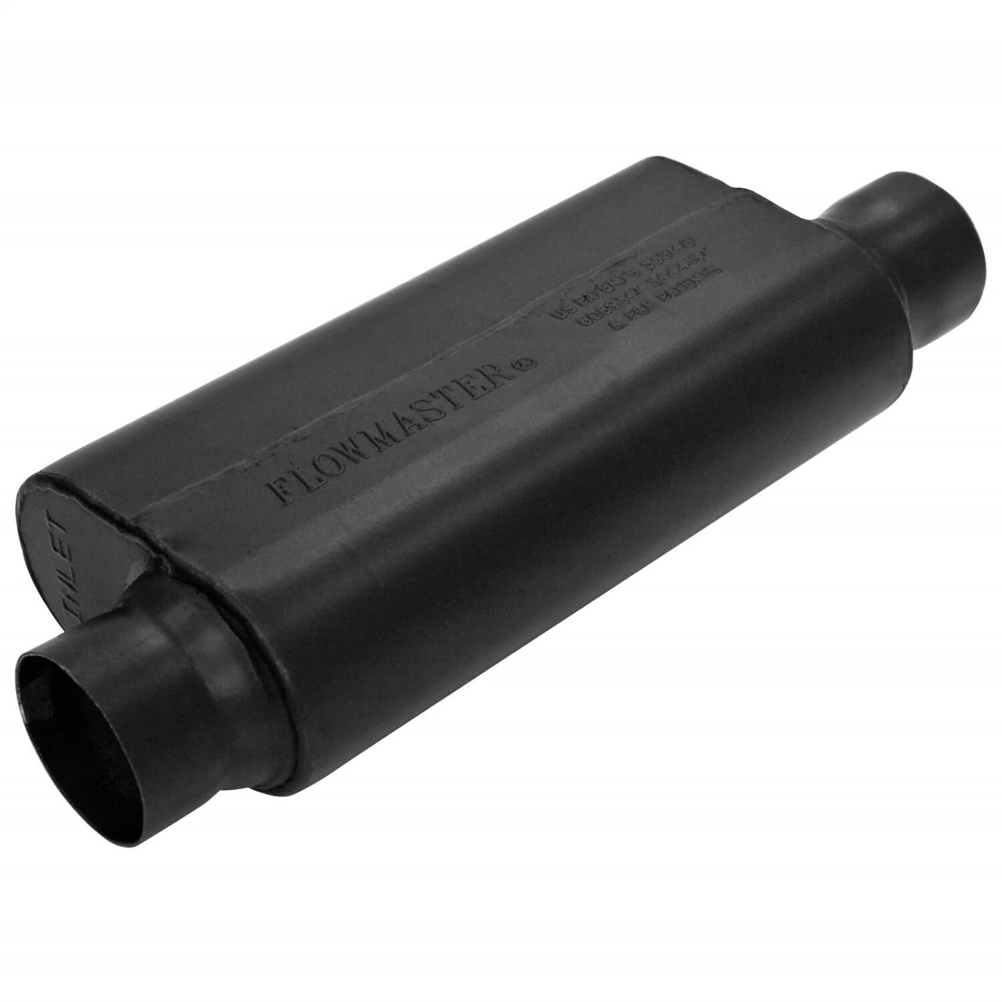 Flowmaster 15150S Resonator - Universal - 2.50 in. Offset In / 2.50 in. Offset Out