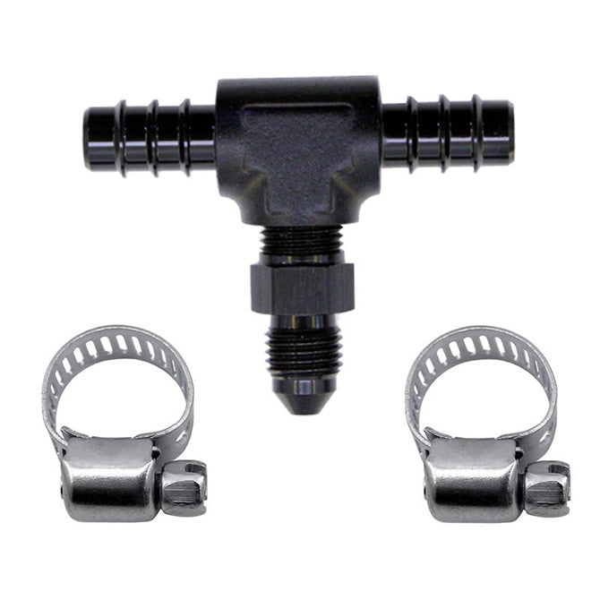 Nitrous Express 5/16 FUEL T 5/16 HOSE BARB TO 4AN MALE NX-15235