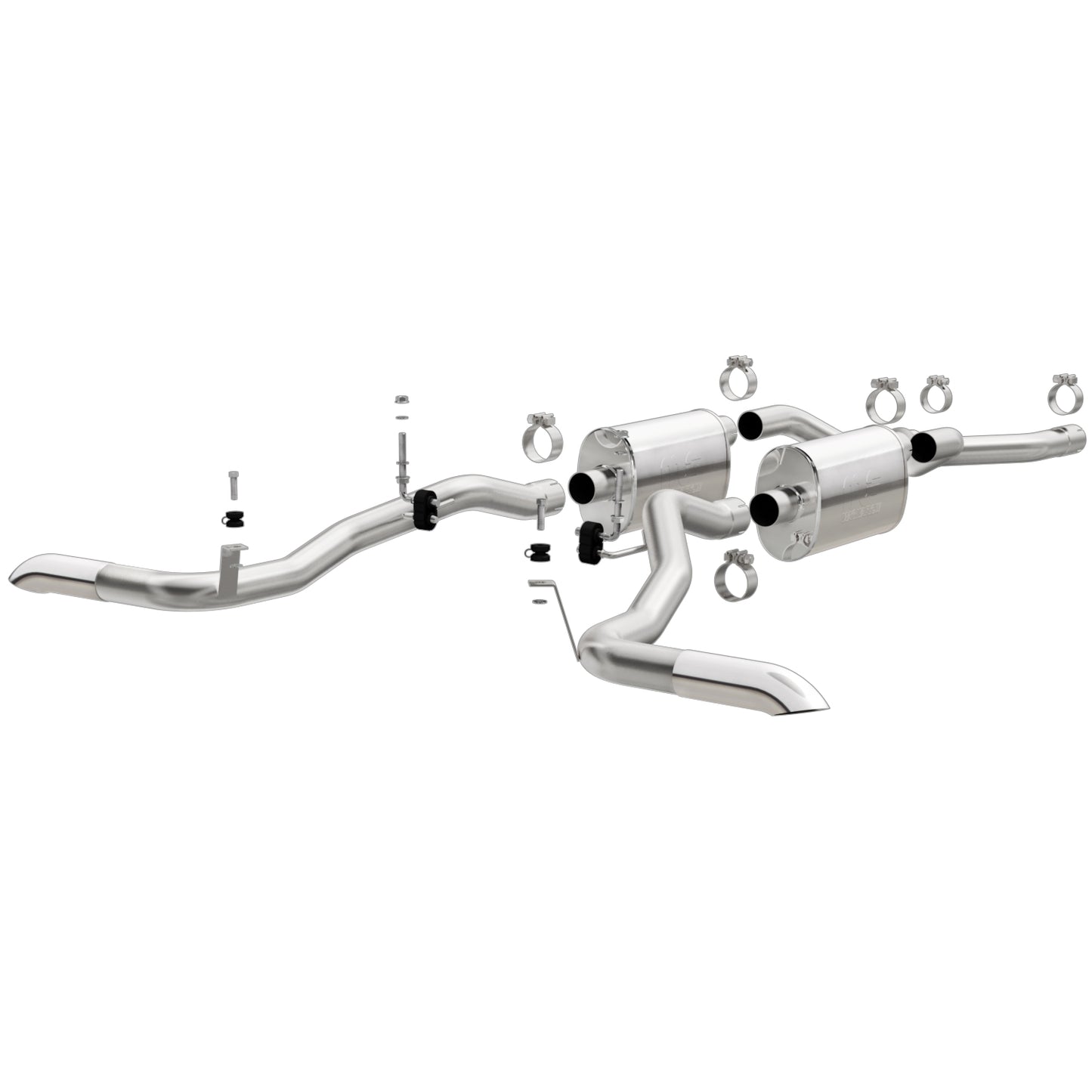 MagnaFlow 1966-1977 Ford Bronco Street Series Crossmember-Back Performance Exhaust System MAGNAFLOW-15344