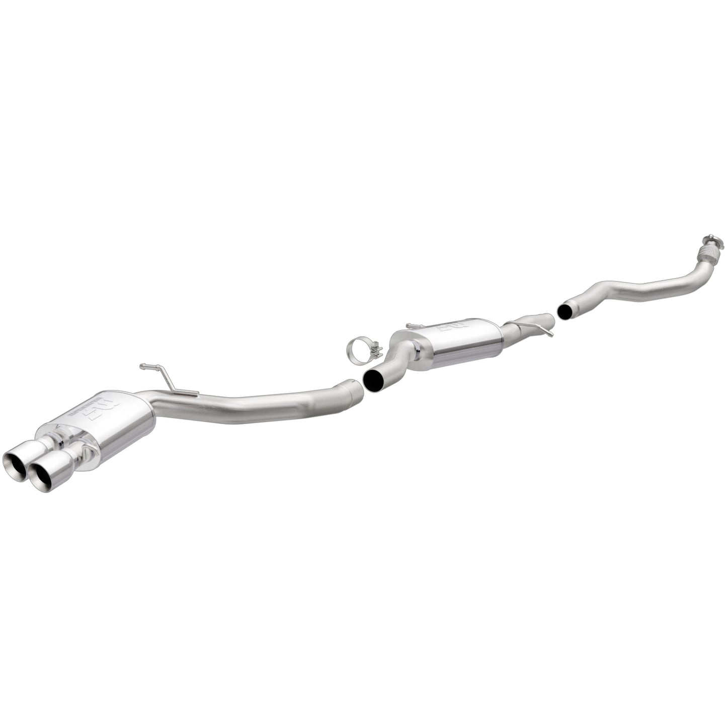 MagnaFlow 2009-2016 Audi A4 Quattro Sport Series Cat-Back Performance Exhaust System MAGNAFLOW-15519