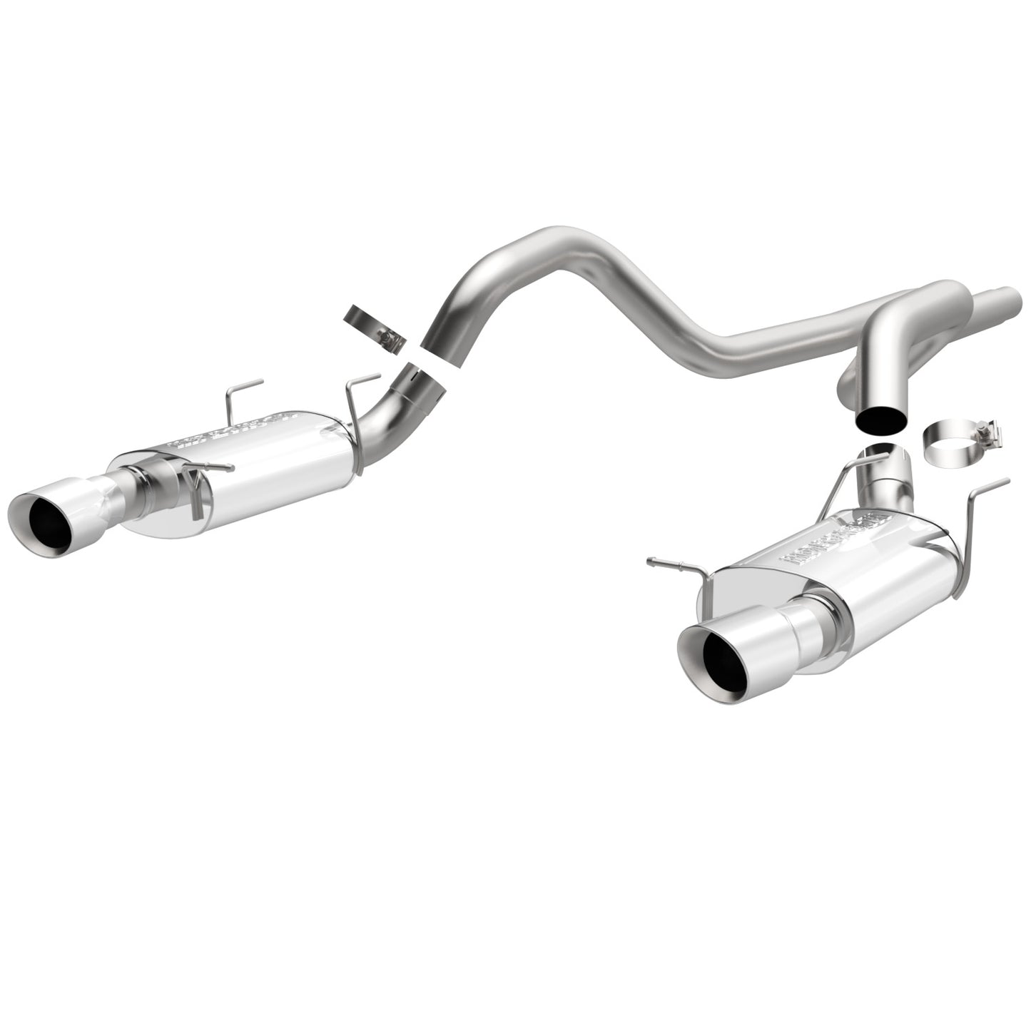 MagnaFlow 2011-2012 Ford Mustang Street Series Cat-Back Performance Exhaust System MAGNAFLOW-15589