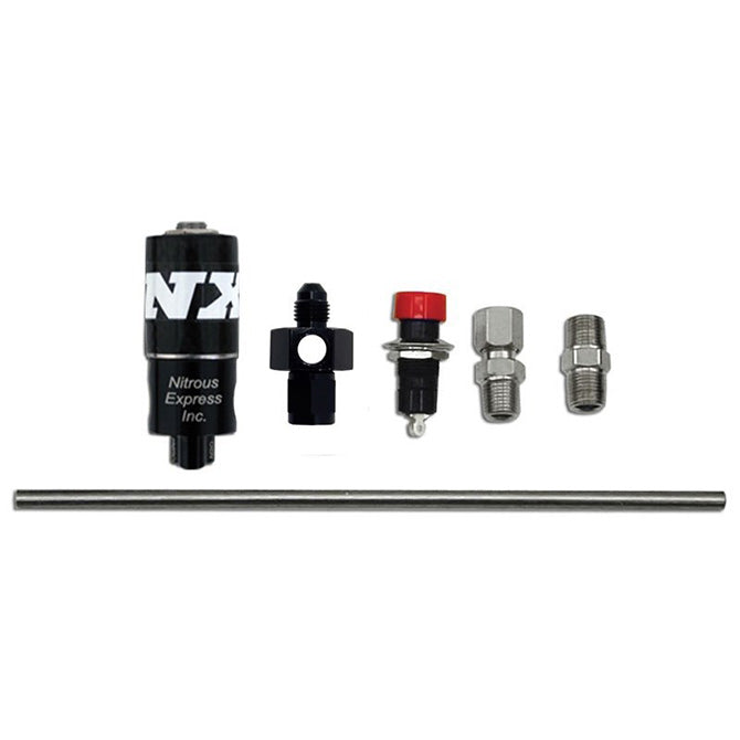 Nitrous Express NITROUS PURGE VALVE (4AN MANIFOLD PUSH BUTTON AND VENT TUBE) NX-15600