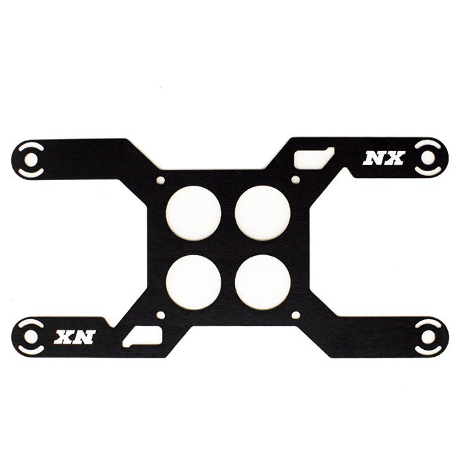 Nitrous Express CARB PLATE SOLENOID BRACKET FOR Dominator (4 solenoid) NX-15729D